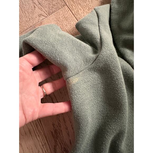 Z By Zella Sweater Cardigan Green Agave Shooting Star Drape Pullover Size M - Picture 4 of 12